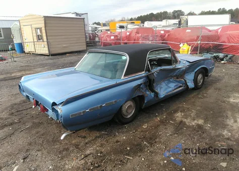 1962 Ford Thunderbird from USA, damaged, VIN 2Y87Z156659